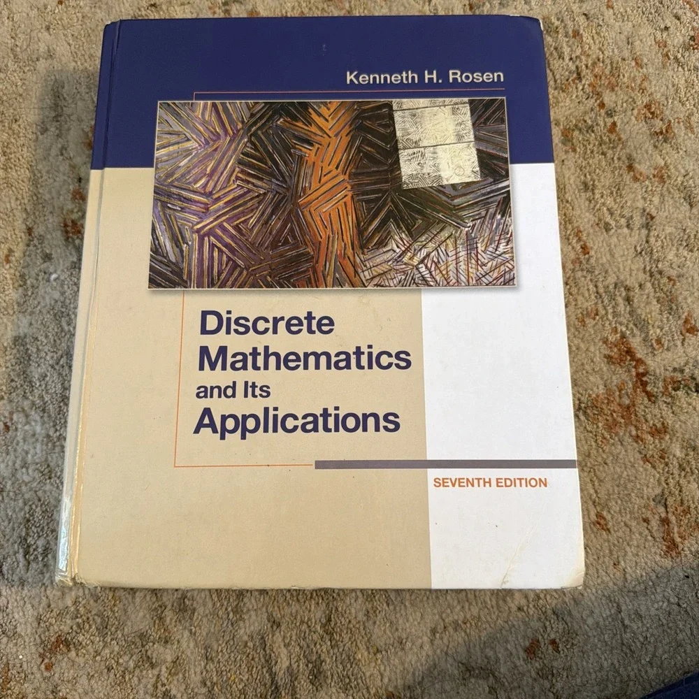 Discrete Mathematics and Its Applications by Kenneth H. Rosen (2011, Hardcover)